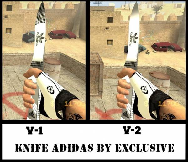 Нож ( Knife ), Контр-Страйк 1.6. Модель ножа со снежно-белыми Нож ( Knife ), Контр-Страйк 1.6. Модель ножа со снежно-белыми